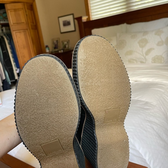 Dolce Vita Brenan Slip On Loafer Pumps, Black Wedge Size: 8.5 - Picture 2 of 2